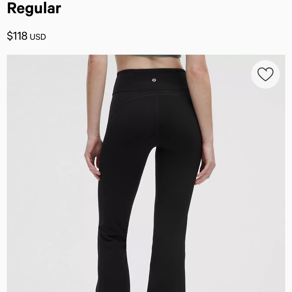 Lululemon Groove Nulu Flare Pant Black Size 4 High Rise 32” Inseam - Picture 10 of 12